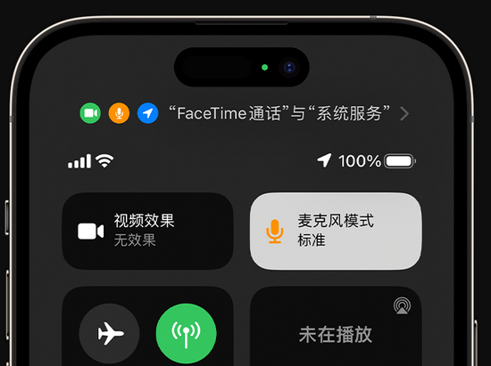 始兴苹果授权维修网点分享iPhone在通话时让你的声音更清晰 