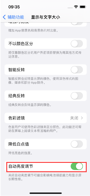 始兴苹果15维修店分享iPhone 15 Pro系列屏幕亮度 