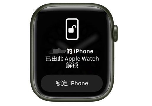 始兴苹果手机维修分享用 AppleWatch 解锁配备面容 ID 的 iPhone方法 